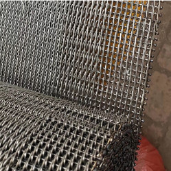 La categoría alimenticia Diamond Mesh Steel Mesh cubre la banda transportadora para el horno