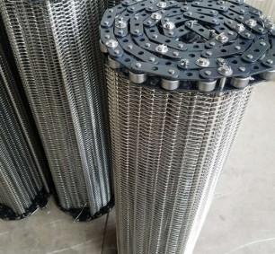 La categoría alimenticia Diamond Mesh Steel Mesh cubre la banda transportadora para el horno