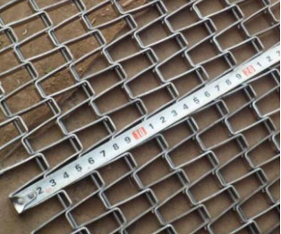 Acero inoxidable Mesh Belt Wire Conveyor del estruendo JIS con el solo borde del lazo