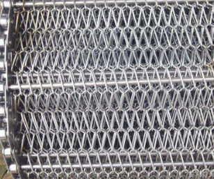 Acero inoxidable Mesh Belt Wire Conveyor del estruendo JIS con el solo borde del lazo