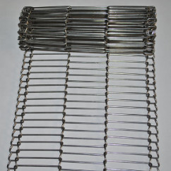 Calor modificado para requisitos particulares que resiste la correa plana de Flex Wire Oven Food Mesh que cerca Rolls
