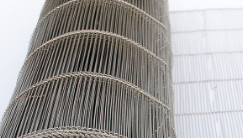 Calor modificado para requisitos particulares que resiste la correa plana de Flex Wire Oven Food Mesh que cerca Rolls