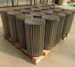 Ms de acero inoxidable equilibrado doble Wire Mesh de la banda transportadora SS201