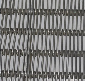 304 alambre de acero inoxidable Mesh Conveyor Belt Interlock Chain
