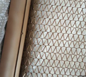 Cadena espiral decorativa Mesh Belt Architectural Mesh Panels del alambre