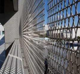 Cadena espiral decorativa Mesh Belt Architectural Mesh Panels del alambre