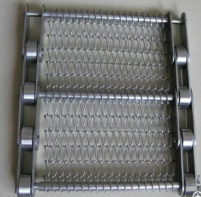 Banda transportadora de cadena de acero inoxidable Mesh Sprocket Driven del metal