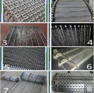 Banda transportadora de cadena de acero inoxidable Mesh Sprocket Driven del metal
