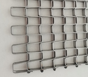 Correa de acero inoxidable de Mesh Metal For Food Conveyor del alambre del compuesto del panal