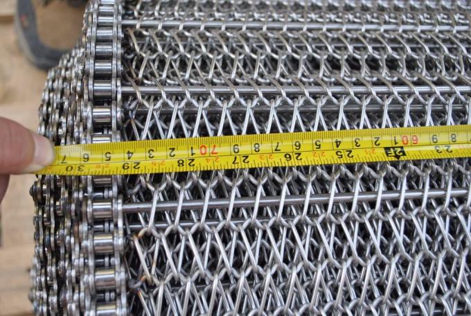 Cadena modificada para requisitos particulares de la banda transportadora del chocolate de la fruta de la resistencia a la corrosión conducida 8