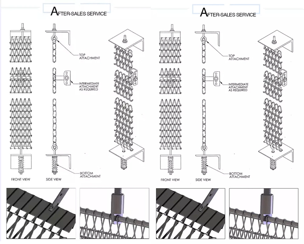 Alambre de acero inoxidable Mesh Conveyor Belt de la categoría alimenticia 304 para la comida del congelador